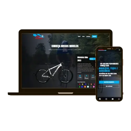 Site para Loja de Bicicletas - Tio Pinguinho