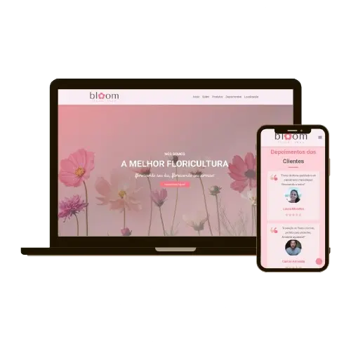 Site para Floricultura