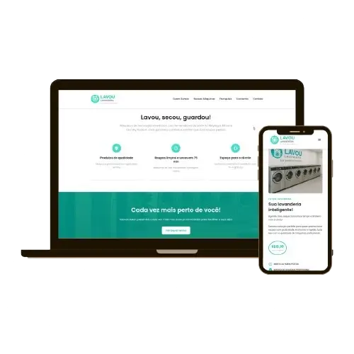 Site para Lavanderia