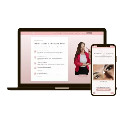 Site para Studio de Estética - Dani Bade